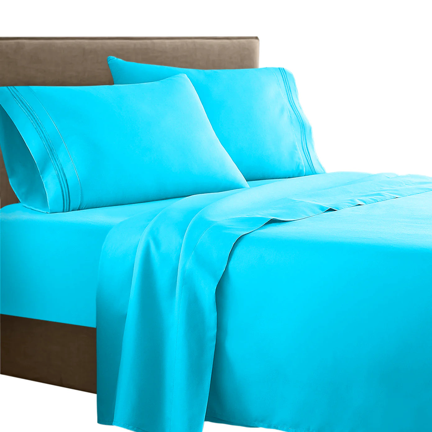 Full 1800 Thread count soft feel bed sheet set