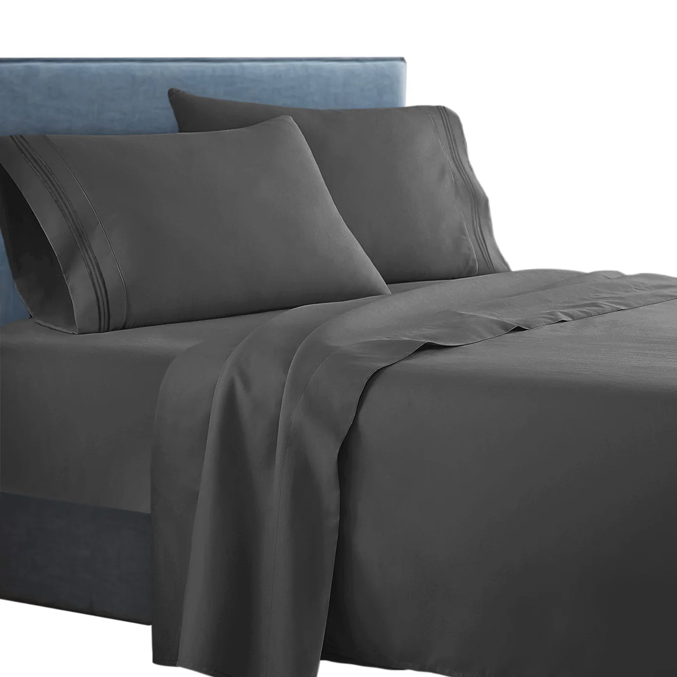 Full 1800 Thread count soft feel bed sheet set