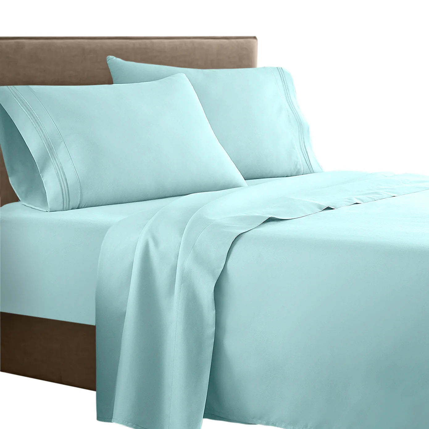 Full 1800 Thread count soft feel bed sheet set