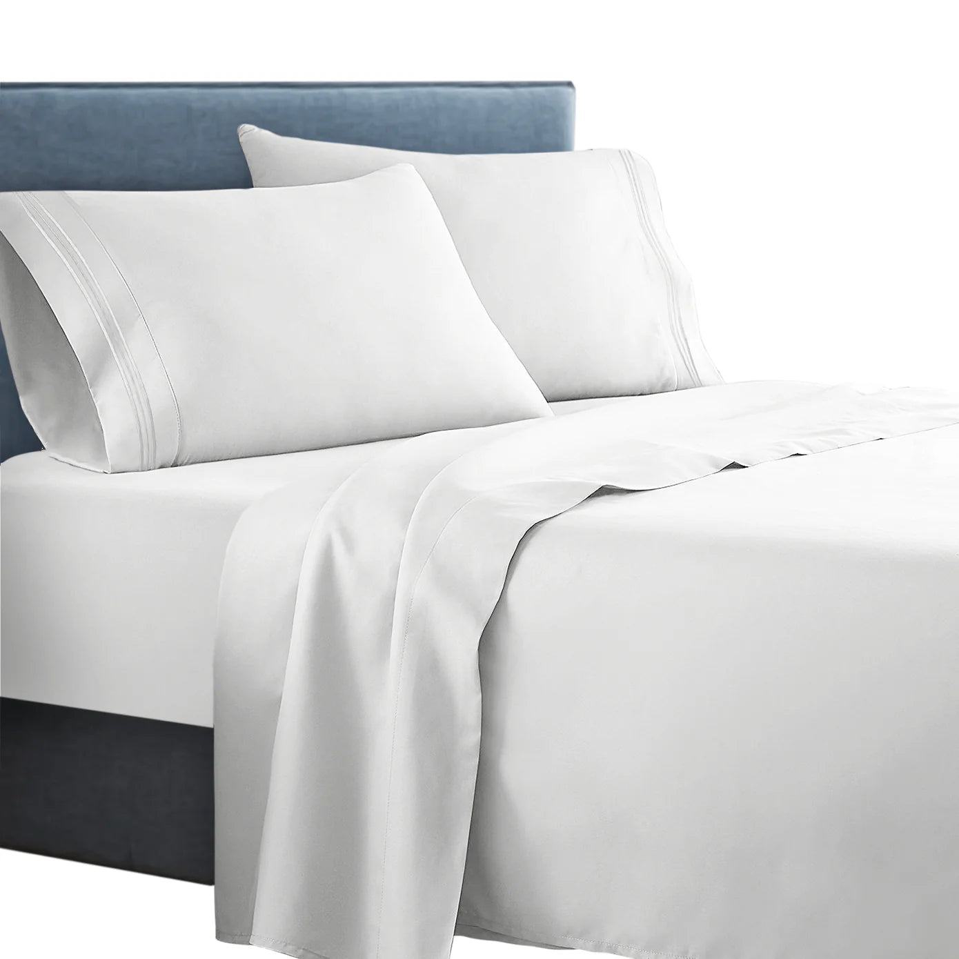 Full 1800 Thread count soft feel bed sheet set